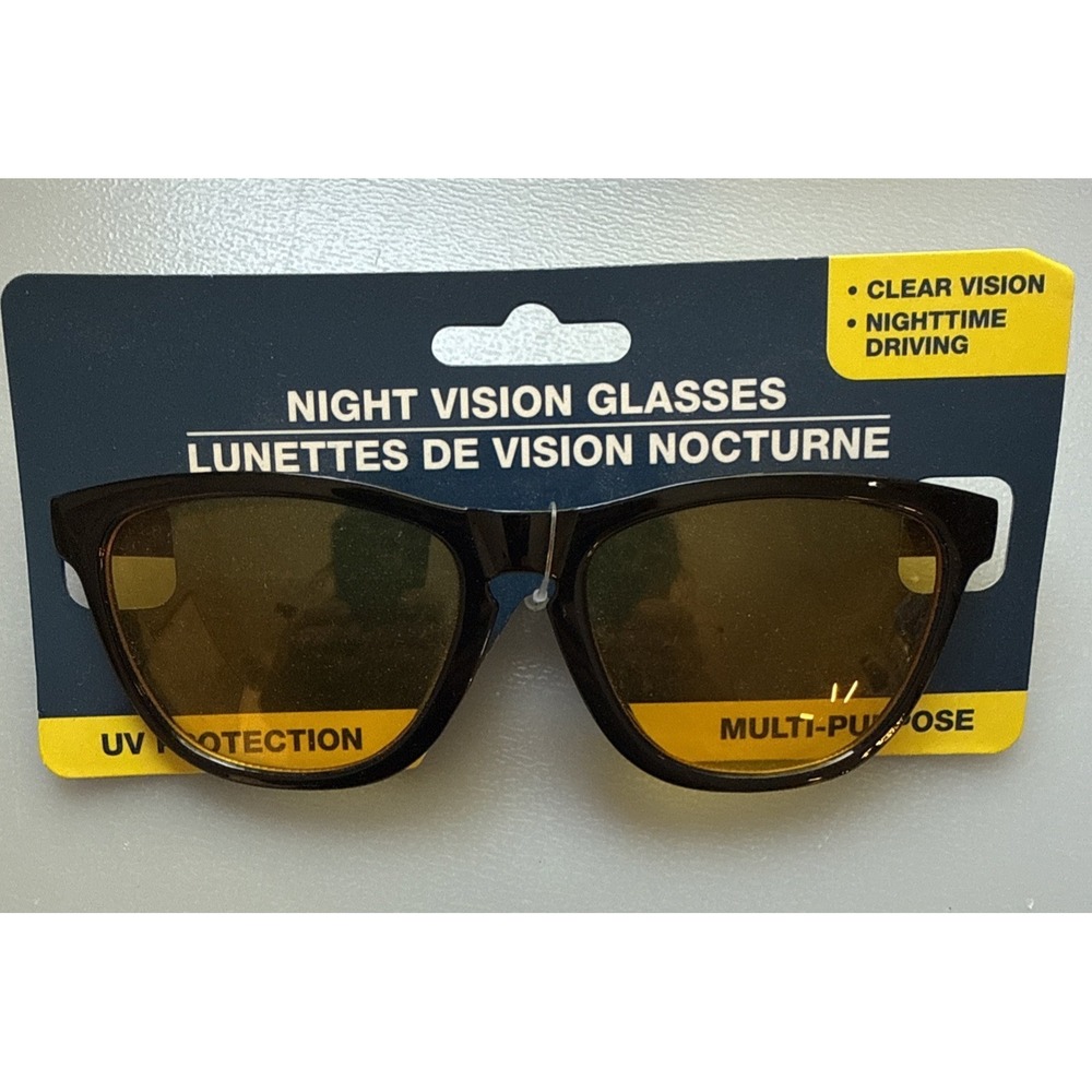 Night Sight Polarized HD Night Driving Vision Glasses  As Seen On TV OnTel, New